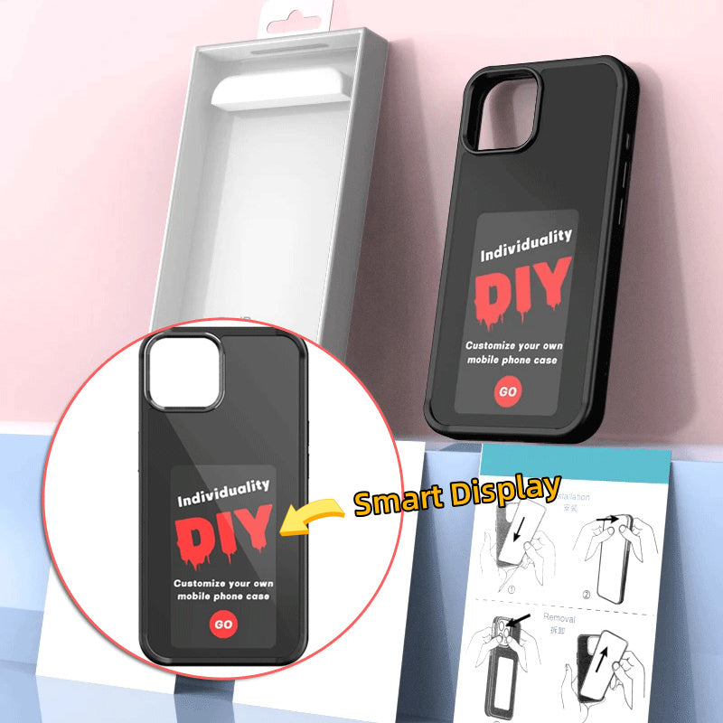 "Luxury E-Ink Screen Projection Case"