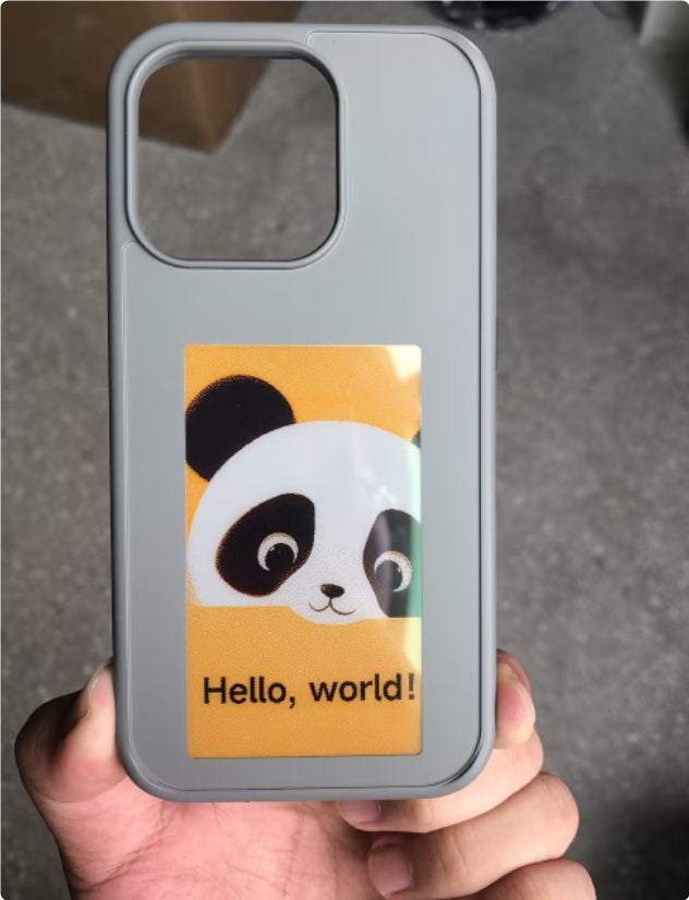 "Luxury E-Ink Screen Projection Case"