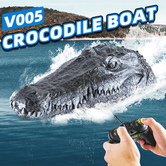 "Remote-Control Crocodile Head Water Ship"
