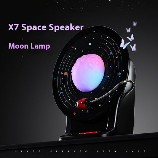 "Wireless Space Speaker with Moonlight"