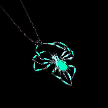 Creative Stereo Luminous Spider Necklace