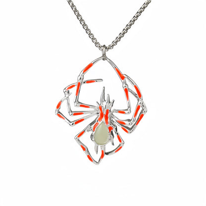 Creative Stereo Luminous Spider Necklace